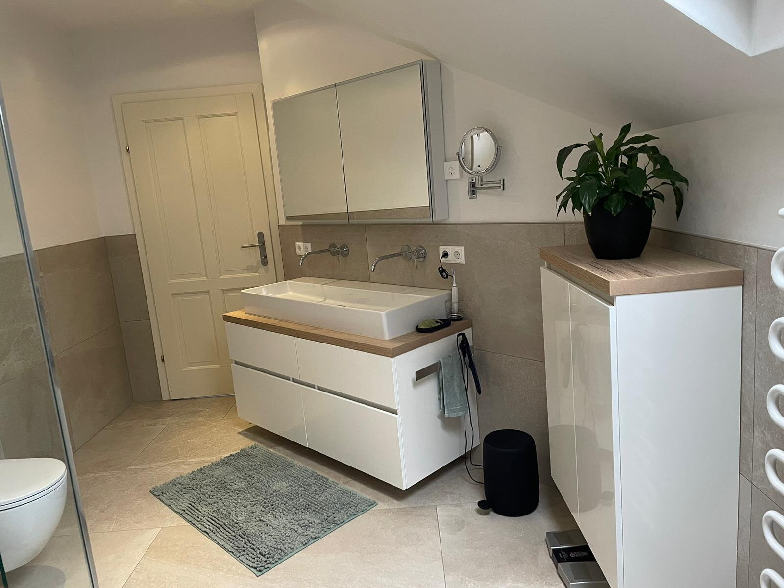 renoviertes Badezimmer